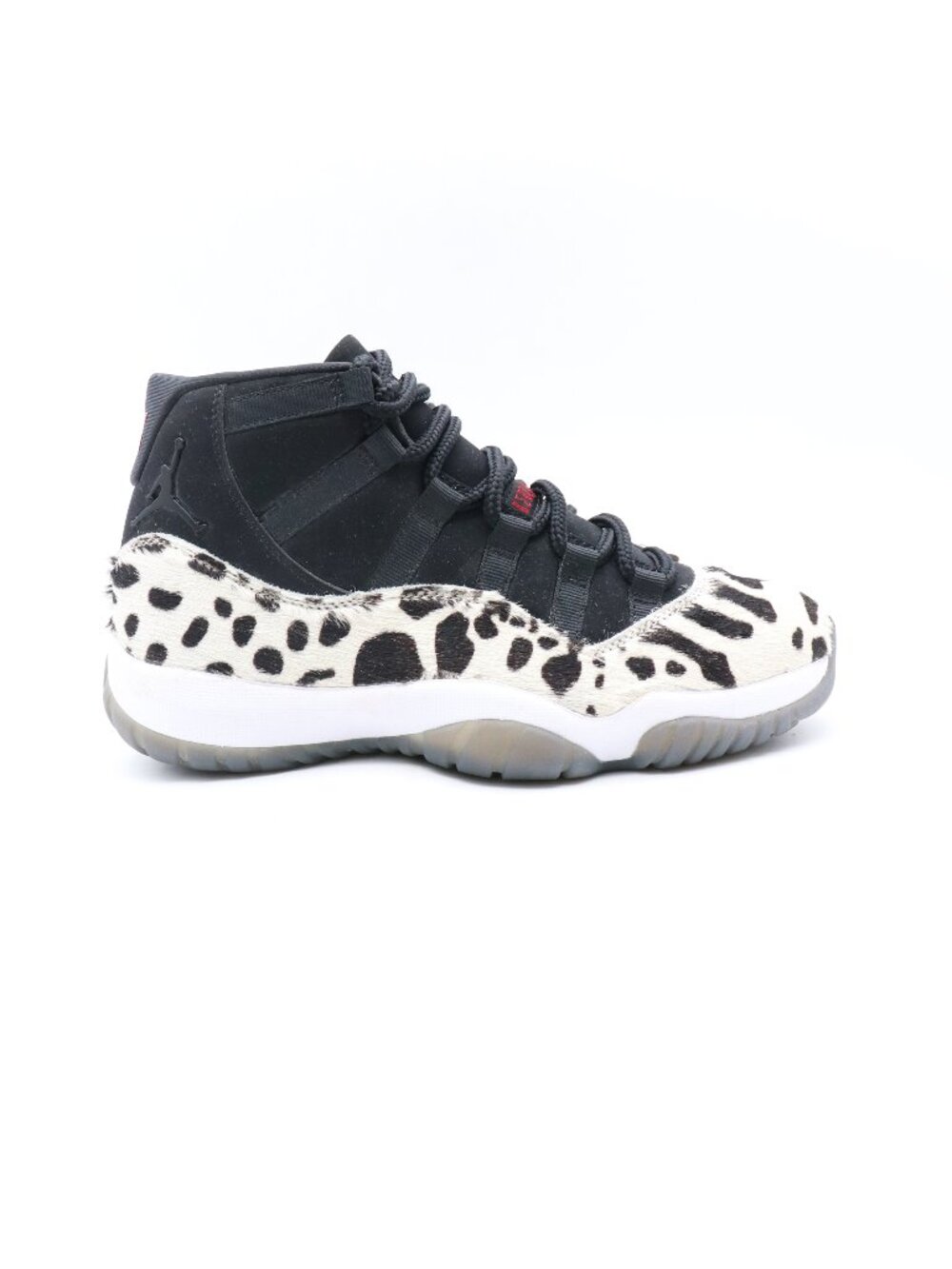 Nike Air Jordan 11 Women's 8 Retro Animal Instinct Print Black Sneaker AR0715